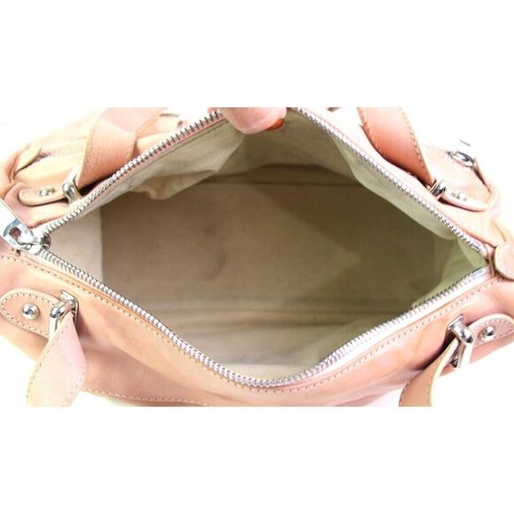 ROOMY Marc Jacobs BEIGE GENUINE LEATHER TOTE SHOULDER BAG HANDBAG PURSE - Picture 14 of 15
